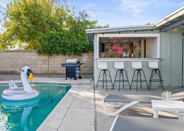 Girls Getaway Haven Outdoor Bar W Pool & Hot Tub * Scottsdale